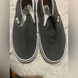 Vans Charcoal Slip-On Shoes
